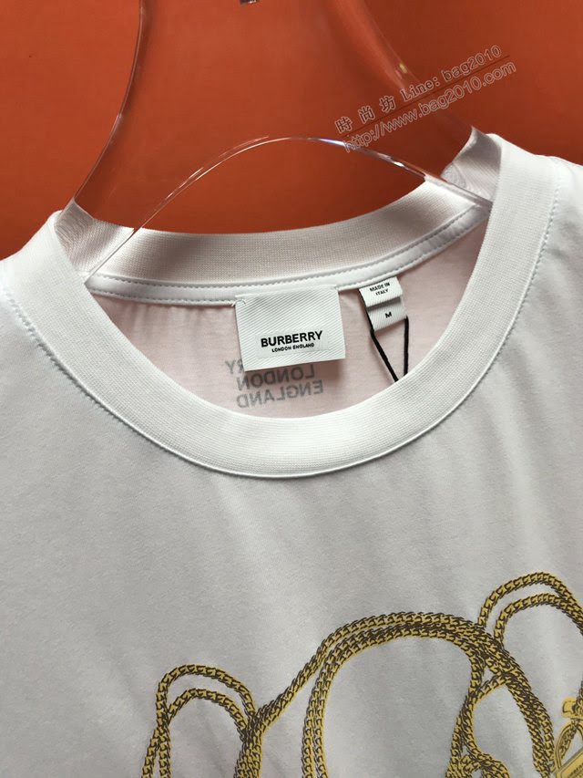 Burberry新款短袖 巴寶莉2020新款T恤 頂級品質 男女同款  tzy2514